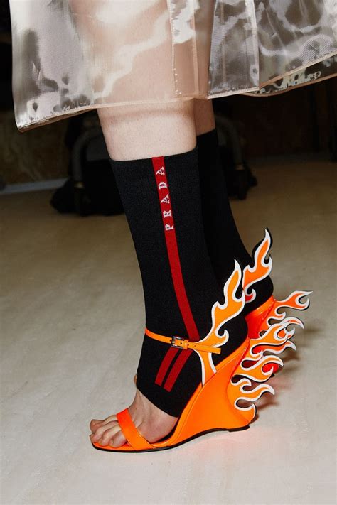 prada flame shoes buy|Prada chandelier shoes.